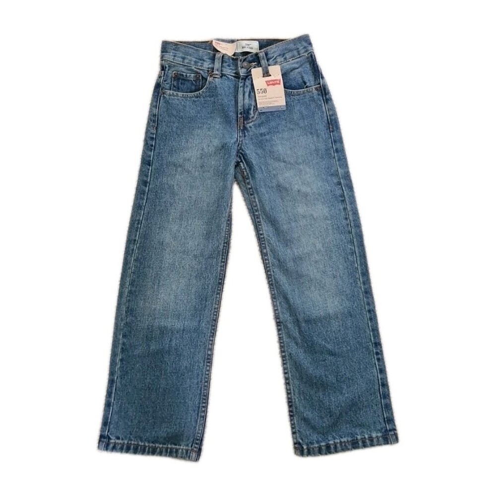 Levis 505 Light Blue Jeans Boys Sz 8 Slim Straight Relaxed Fit Denim Pants